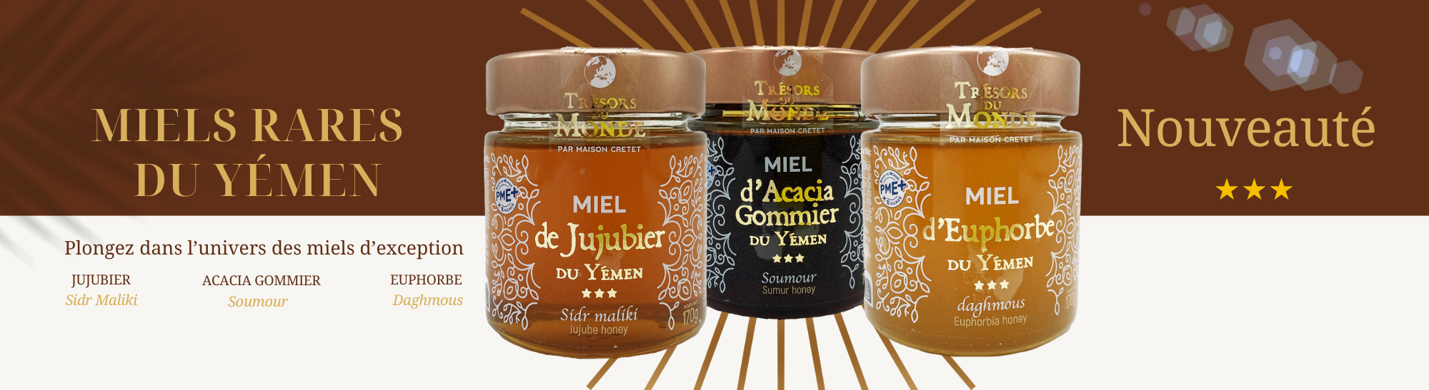 Miels rares du Yémen jujubier